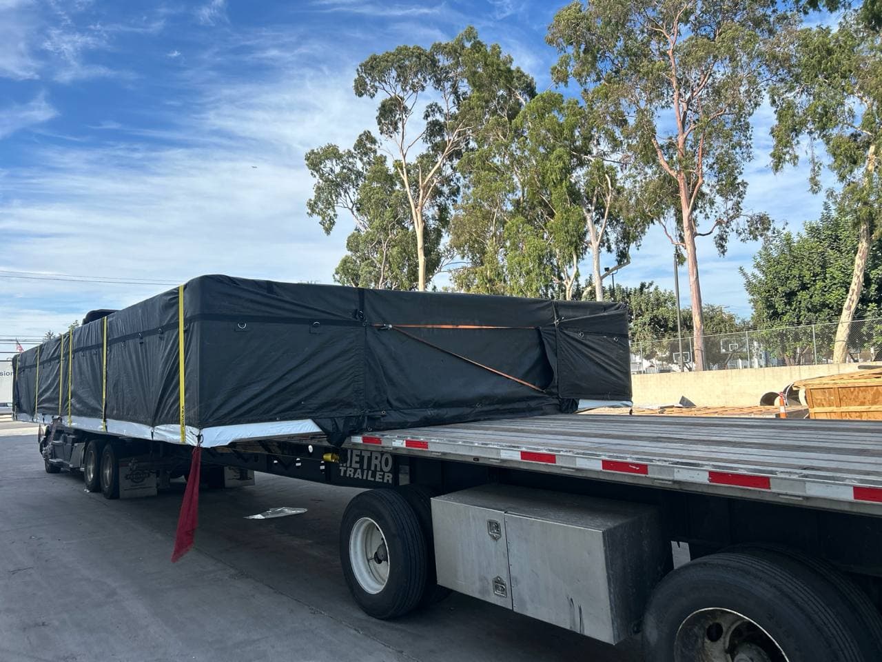 ULA Rocket Booster Holder Transport